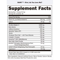 BUCKED UP, BAMF Stick Packs, PREMIUM ноотропный предтренировочный комплекс, вкус Клубника и киви, 12.3 г (1 порция)